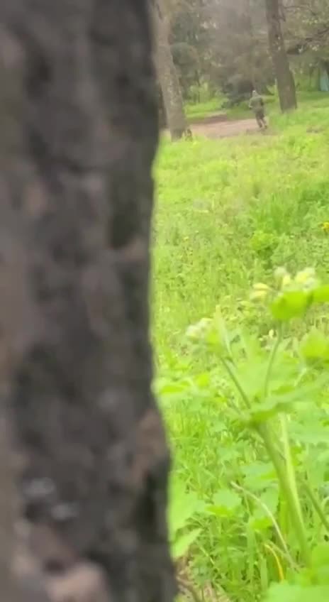 Drunk Russian Stumbling Around Forest and Firing Blindly(Occupied Zaporizhzhia)