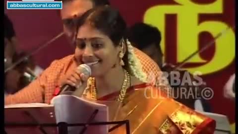 KANNODU KANBATHELLAM THALAIVA-NITHYASREE MAHADEVAN LIVE VELLITHIRAI RAAGANGAL ABBAS CULTURAL