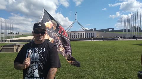 Trump Supporter in Canberra, Australia 😉😎🇦🇺🇺🇲💯