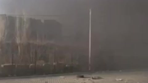 Ukraine War - Video from the scene of the explosion