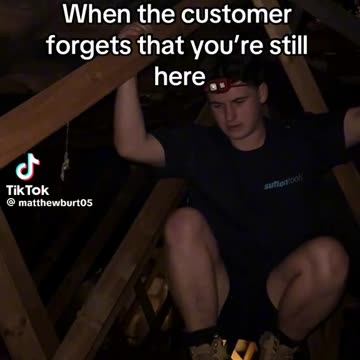When the customer forgets that you're still here