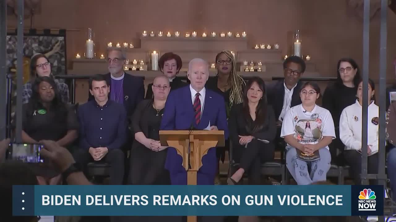 Biden delivers remarks on gun violence