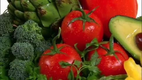 Vegetables and Fruits - No Copyright Video | Healthy Food Inspiration