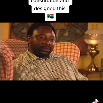 Ramaphosa Was The One Who Wrote The South African Constitution