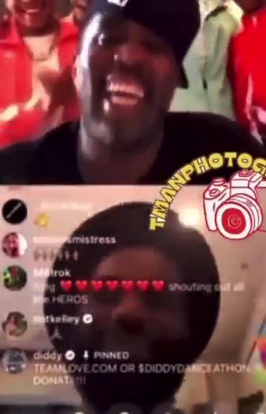 LeBron James on Instagram live with Diddy: “Ain’t no party like a Diddy party.”
