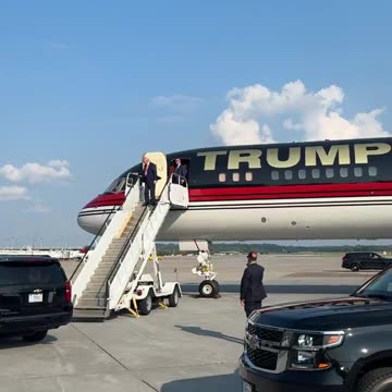 President Donald Trump is wheels down in Pennsylvania! 🇺🇸