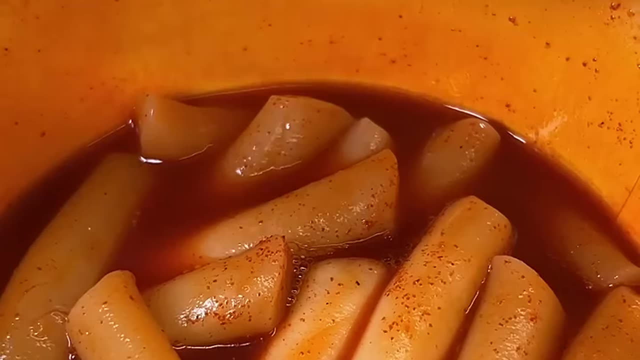 corn cheese tteokbokki #asmr #koreanfood