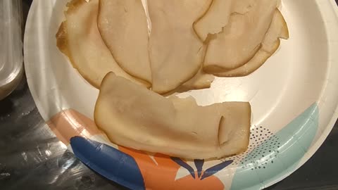 Eating Oscar Mayer Deli Fresh Smoked Turkey Breast, Dbn, MI, 4/14/24