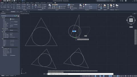 011 AutoCAD 2022 - Comando CIRCLE + tema bônus