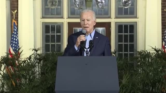 Biden claims Trump left the economy in ruins