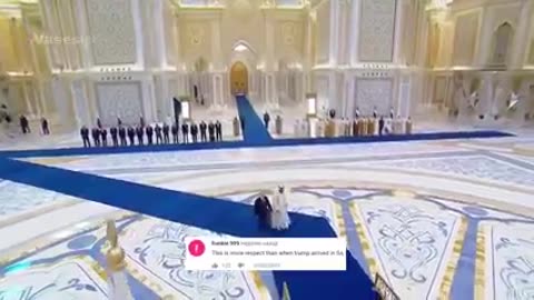 President Putin and his welcoming in the United Arab Emirates