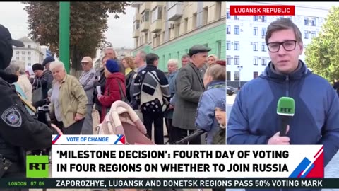 This is Day 2 of the Referendum in Donbas.