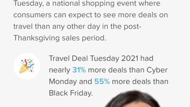 Travel Deal Tuesday 2021 had nearly 31% Do you have any trips planned for 2023