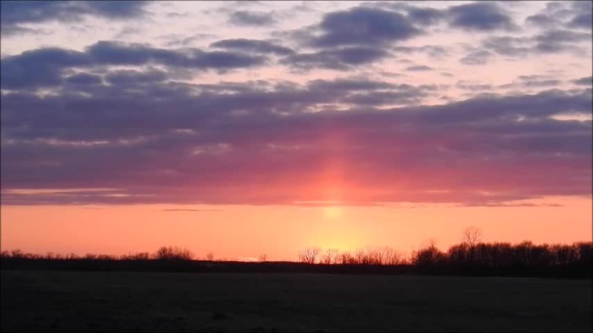 April 4th Canadian Sunset in Highspeed