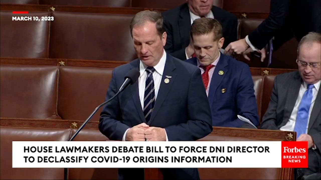 JUST IN Republicans And Democrats Discuss Bill Requiring Biden DNI To Reveal COVID19 Origin Info