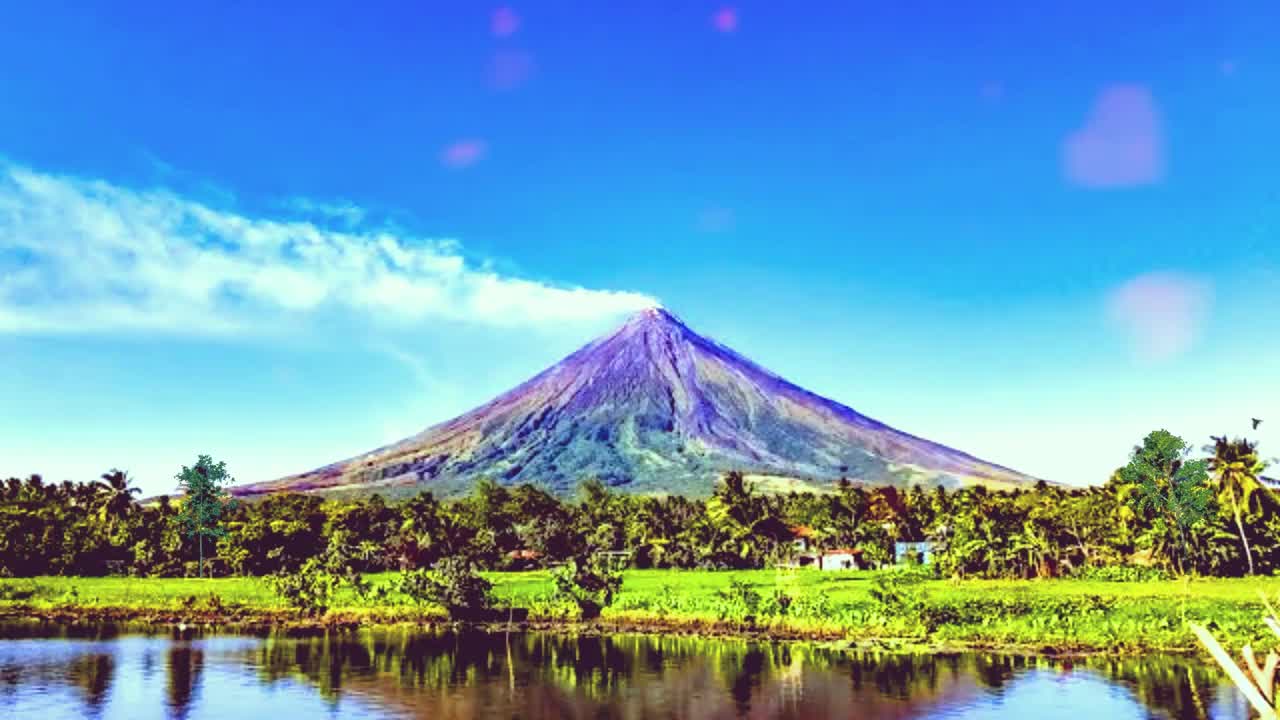 Best Places in the Philippines: Mayon Volcano Video | No Text | No Sound