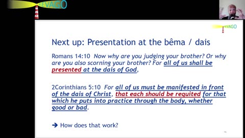 RE 339 We Will Be Presented At The Dais of Christ and Will Enjoy the Results!