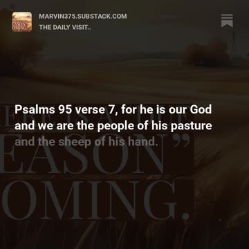 Psalms 95:7