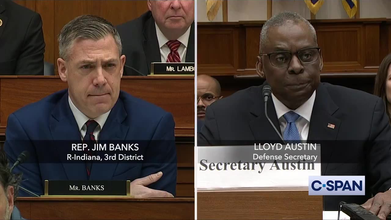 Jim Banks calls out Lloyd Austin and Joe Biden