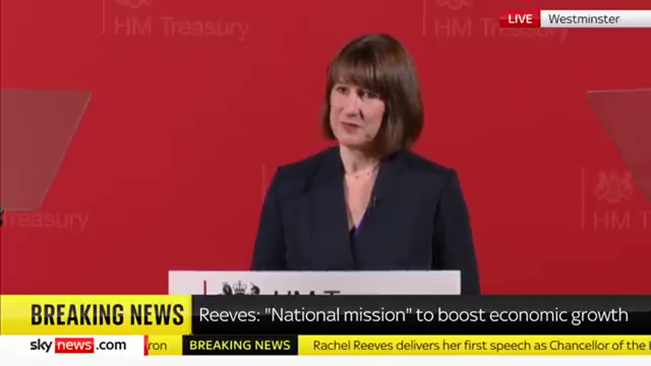 Sky's Ed Conway asks chancellor- When should people expect to see growth in the economy. Sky News