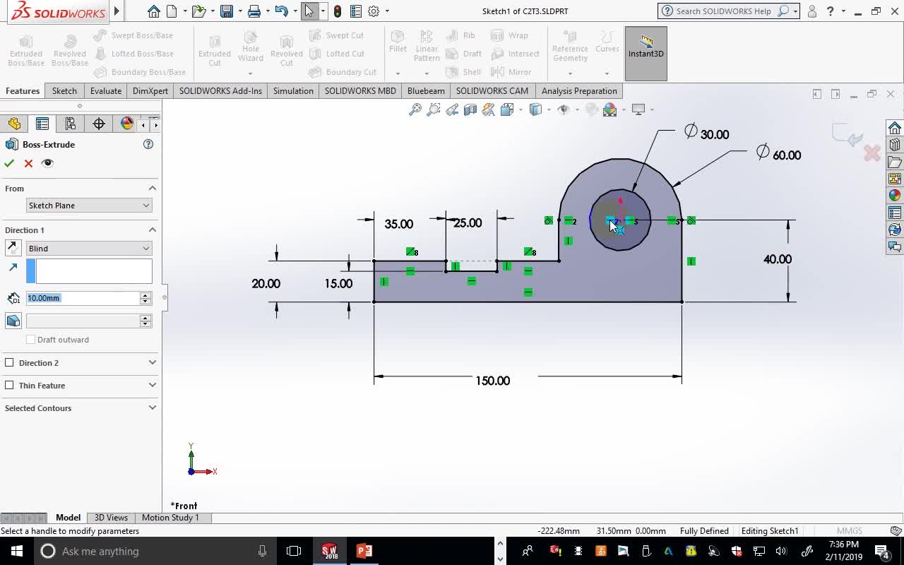 Sketch Creation and Modeling Examples 1
