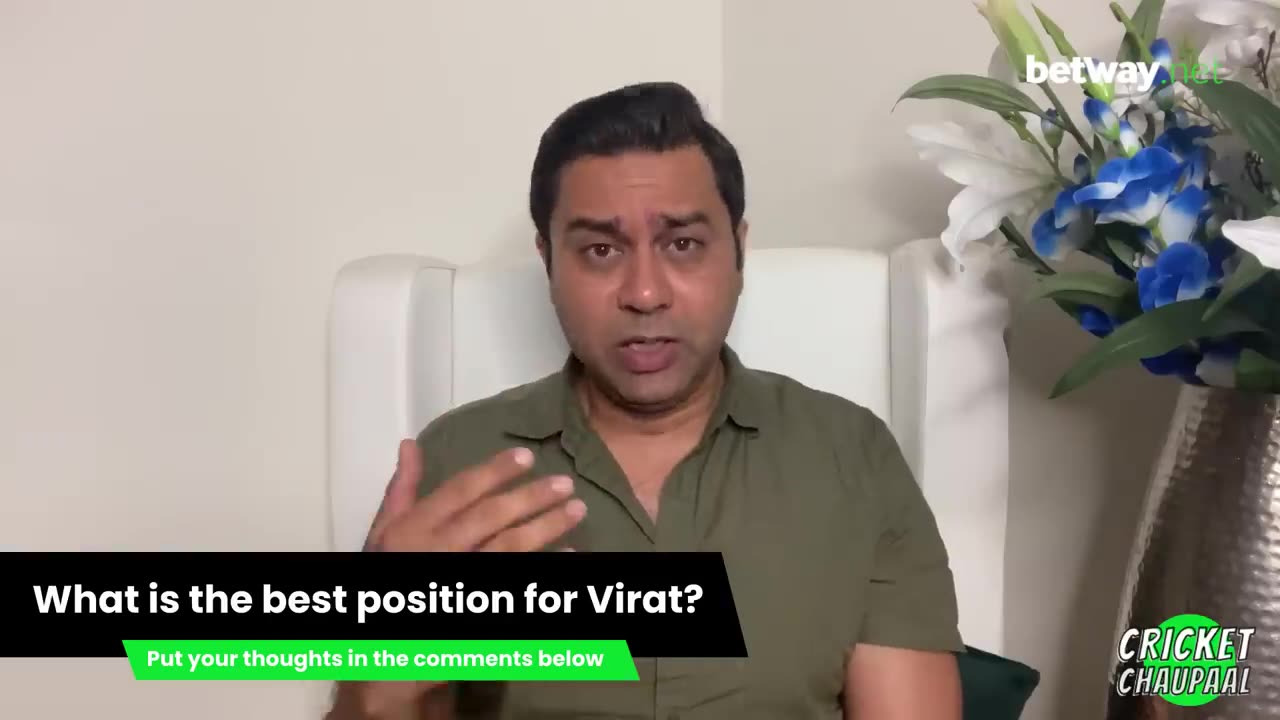 Virat batting at no. 4? /akash chopra
