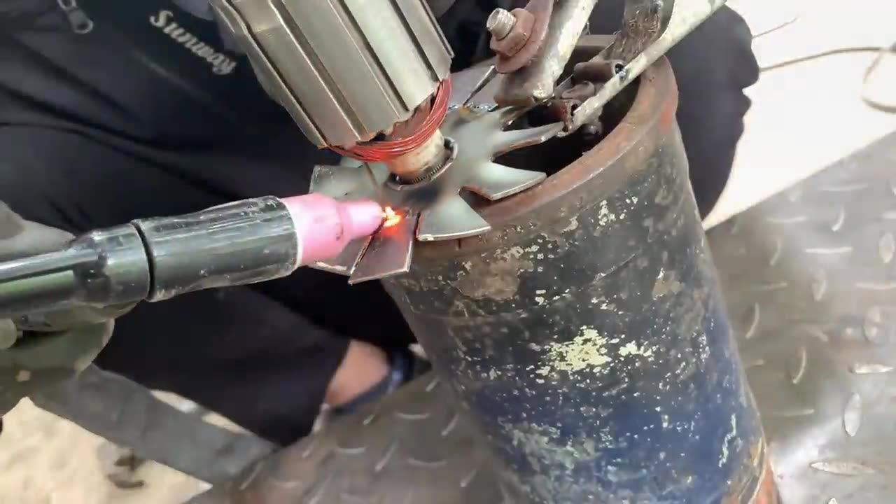 Genius Boy Restores Burnt Metal Cutter // Restore Burnt Out Large Capacity Metal Cutting Machine