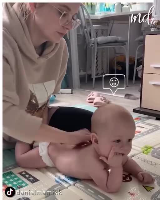 Even babies need a little massage!