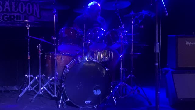 Batman Throwing down on Drums