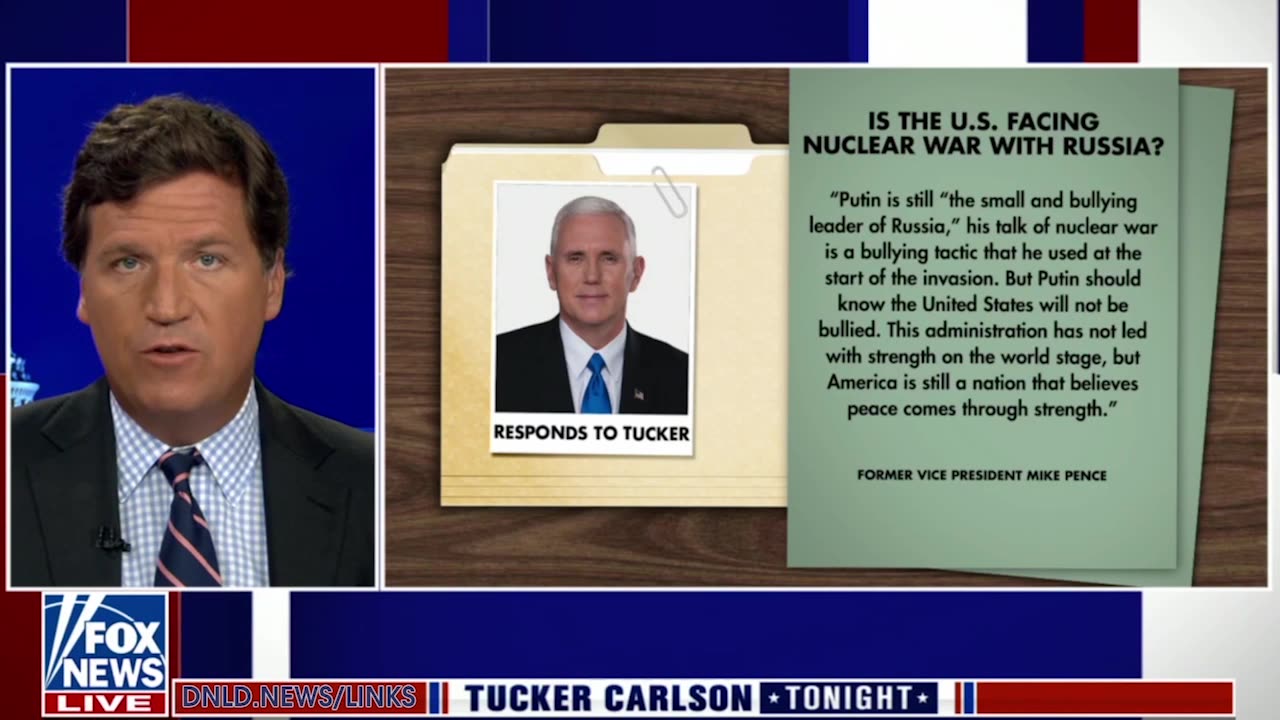 Tucker Carlson: Pence Suggests Anyone That Disagrees With Him Is A Disloyal American - 3/13/23