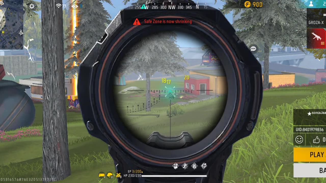 Free fire Max head shot