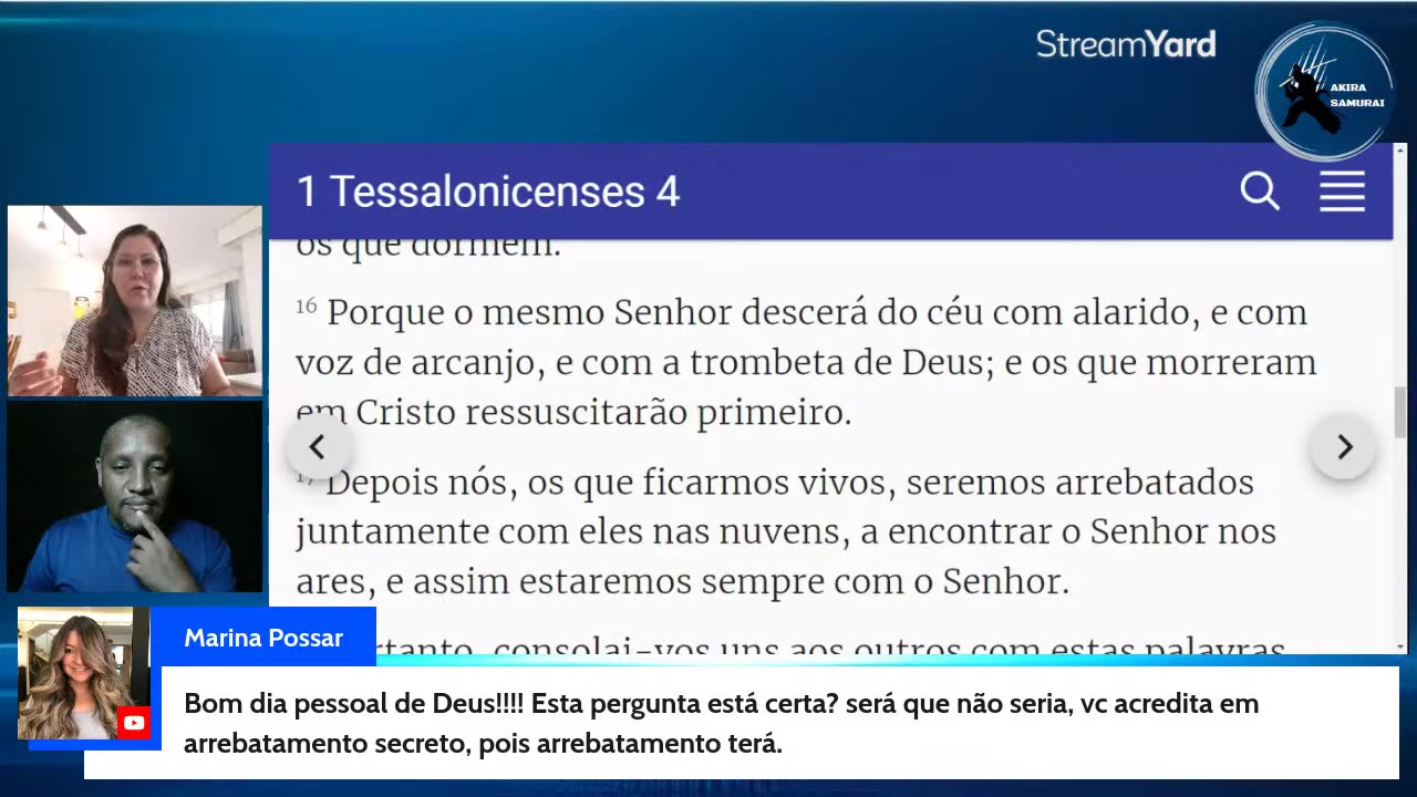 REGISTROS SAMURAI - q2cl5ZqazAA - O QUE A PALAVRA DIZ SOBRE O ARREBATAMENTO