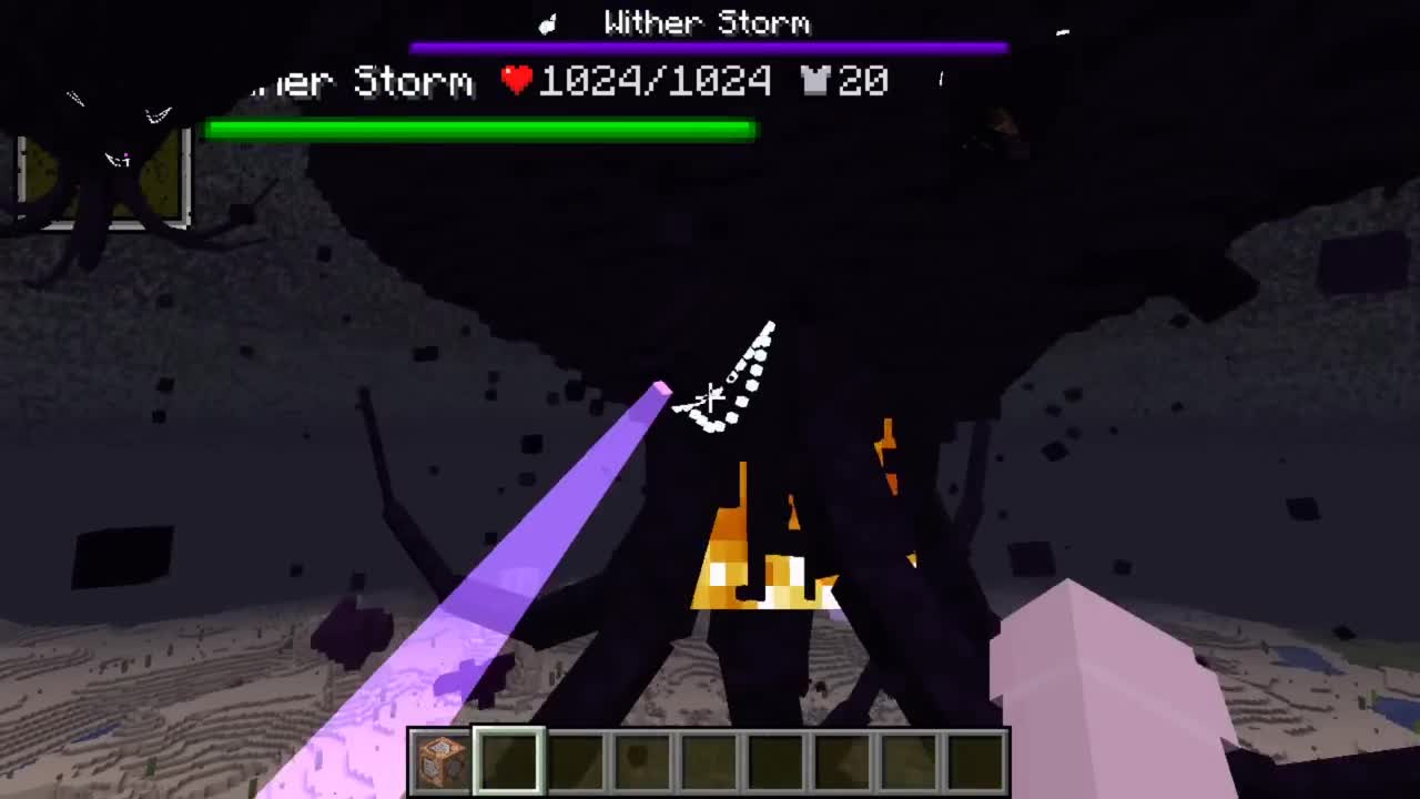 Herobrine Wither vs Wither Storm 7 STAGE in minecraft creepypasta7