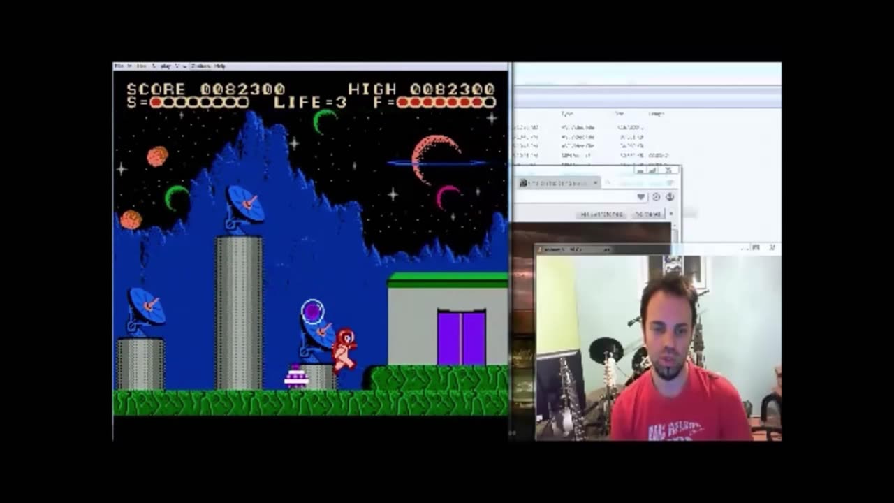 Gaming VTR joue a Captain Comic sur le NES