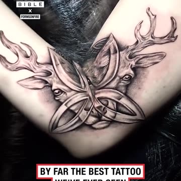 Expandable 3 in 1 elbow tattoo 🔥