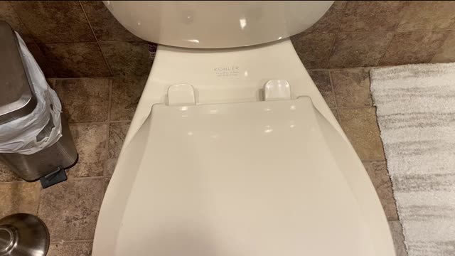 Proper way to clean the toilet seat