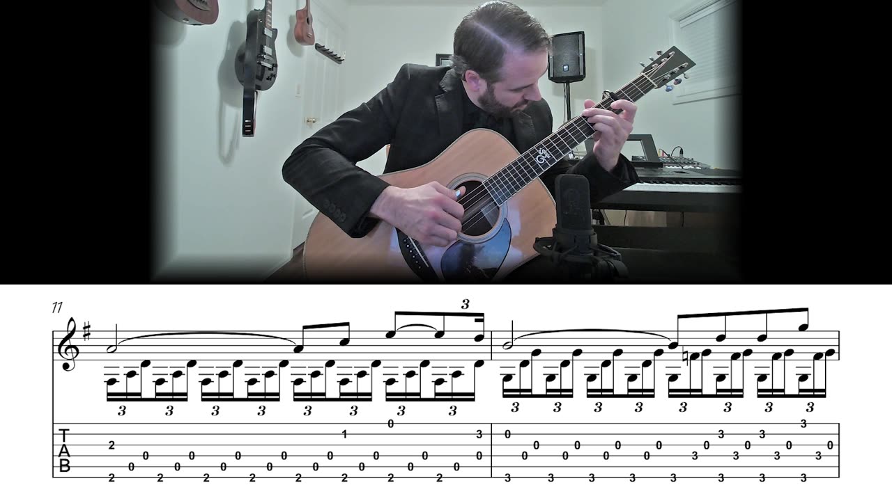 How Great Thou Art - Fingerstyle Guitar Lesson (Sheet Music + TAB)