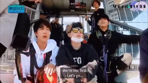 Jin scared moments