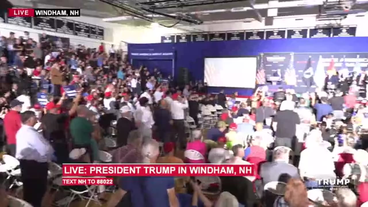 LIVE: President Trump in Windham, NH