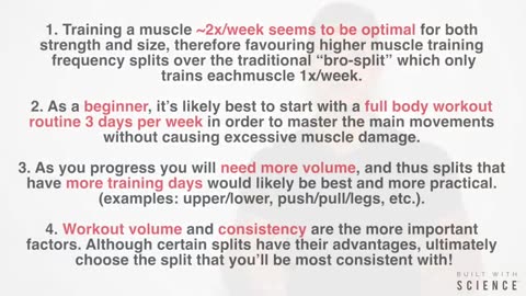 The Best Science-Based Workout Split To Maximize Growth