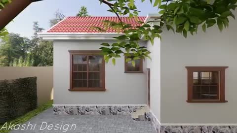 House Design- Three Bedrooms- (Free Floor Plan)