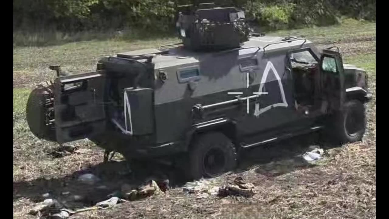 Destroyed NATO equipment in Kursk