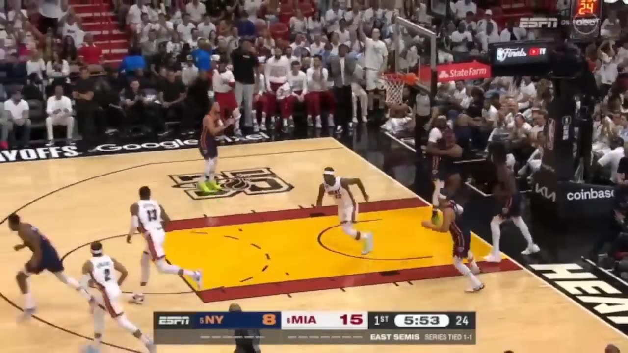 Miami Heat vs. New York Knicks 1st QTR Highlight | GAME 3 | May 06, 2023 | NBA Playoffs 2023