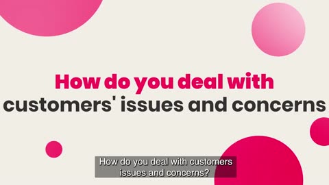 How do you deal with customers' issues and concerns | Effly