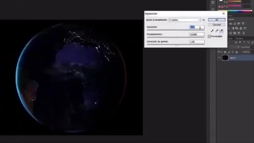 Faking the blue marble.
