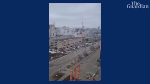 Ukraine: Russian rockets strike buildings in Kharkiv