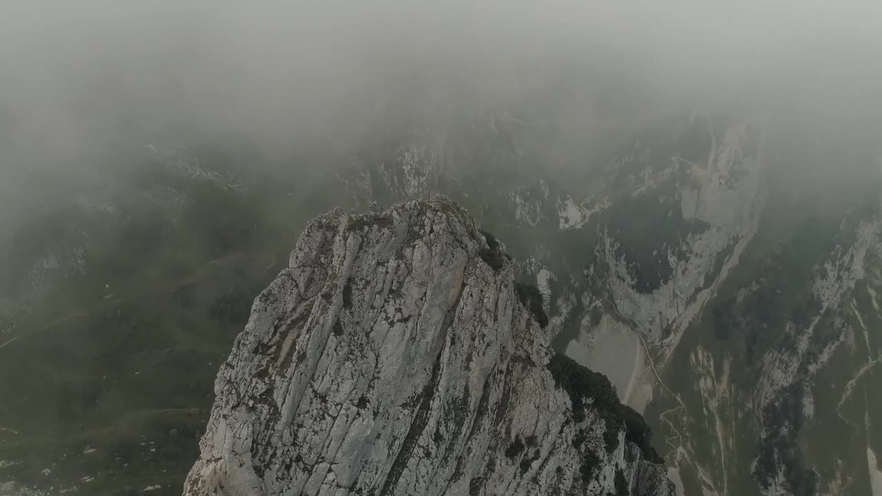 Cross on a mountain