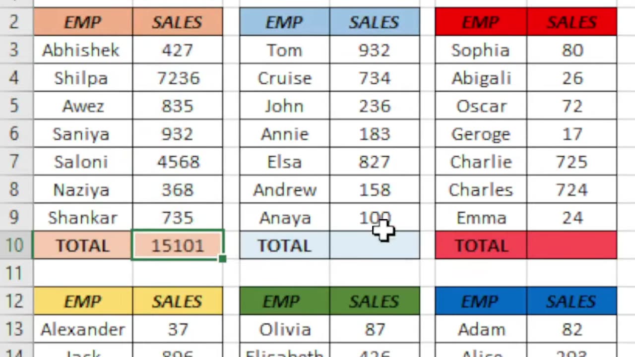 Excel tips and