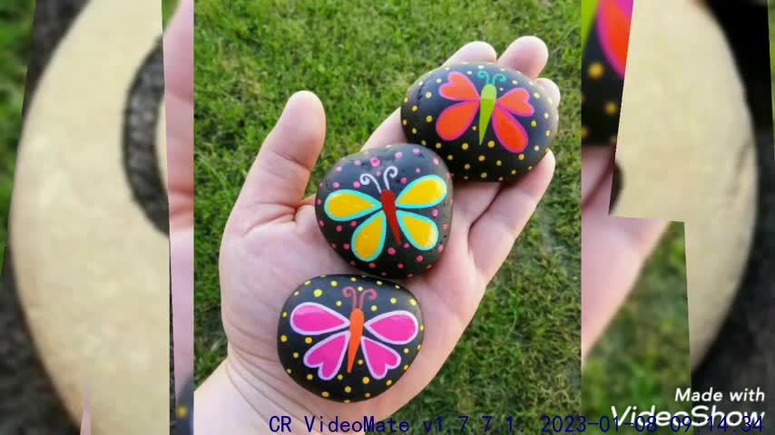 most attractive and stunning stone rock painting ideas