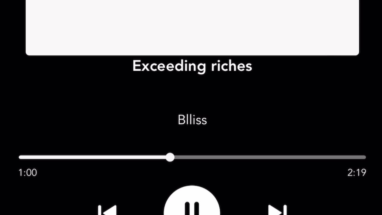 Exceeding Riches